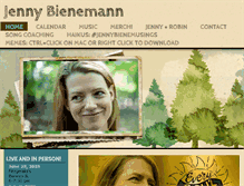 Tablet Screenshot of jennybienemann.com